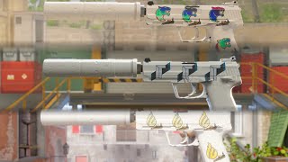 USPS Whiteout Sticker Crafts  CS2 Skins [upl. by Ydnam]