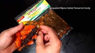 We Tried SAMPALOK  Filipino Salted Tamarind Candy [upl. by Namzed]