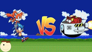 Sonic And Tails Vs Robotnik [upl. by Naig]