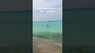 Ao Taphao Beach Koh Kood Trat Thailand Nice white sand beach peaceful and relaxing 🏝️ [upl. by Karlis]