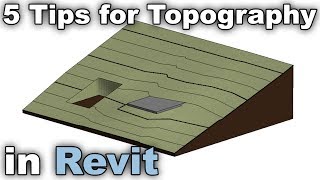 5 Tips for Topography in Revit Tutorial [upl. by Aihtennek]