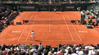 Nadals Hot Shot Forehand In 2013 MonteCarlo Final [upl. by Solhcin989]