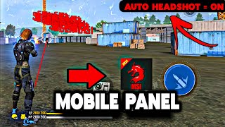 Free fire Mobile Panel🤯📲  FF Headshot Panel For Mobile🔥  FF Panel  Macro Msi Free fire [upl. by Illib]