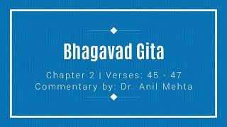 Bhagavad Gita Chapter 2  Verses 45  47 [upl. by Aneloj]