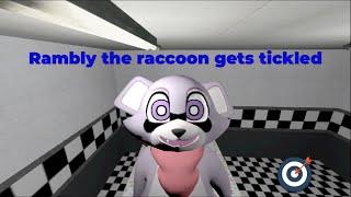 Rambly the raccoon gets tickled [upl. by Eilrak]