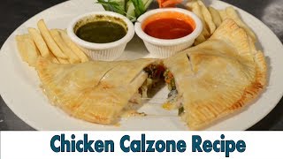 Chicken Calzone Recipe in Urdu  Life Skills Tv Kitchen [upl. by Aled748]