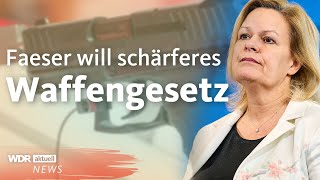 Nach Amoklauf Kommt jetzt ein schärferes Waffengesetz  WDR Aktuelle Stunde [upl. by Nath290]