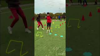 Explosive Workout To improve Quickness💥Fit quickness agility speed soccer quickfeet football [upl. by Lyrradal]