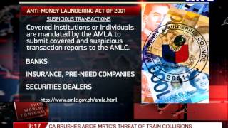 The World Tonight What is the Antimoney Laundering Act of 2001 [upl. by Gaynor]