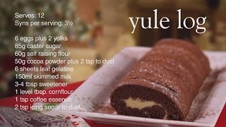 Slimming World Yule log recipe  3 12 Syns [upl. by Annayt191]