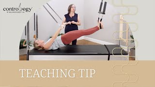 Correct Your Feet Placement on the Trapeze Bar  Contrology® Teaching Tip [upl. by Annoyk]