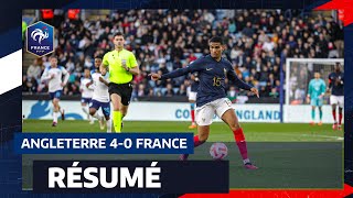 Résumé et réaction Angleterre  France Espoirs 4 0 I FFF 2023 [upl. by Reifinnej277]