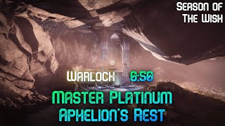 Aphelions Rest 050 Master Platinum  Destiny 2 Season 23 [upl. by Lua]