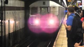 Brooklynbound R32 A train entering Washington Heights168th Street IND 8th Avenue Line [upl. by Alyal]