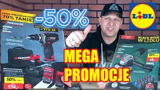 Mega Promocje w LIDLU 50 Parkside na BLACK WEEK lidl parkside blackfriday blackweek [upl. by Fariss]