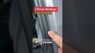 Citroen Berlingo 2024 falló 93 [upl. by Sheaff402]