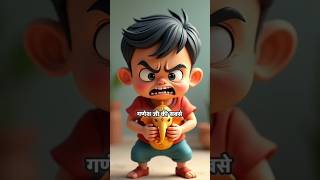 बच्चों ने की गणेश जी की मूर्ति चोरी 😯😂 ai aistory comedy funny shorts [upl. by Eigram]