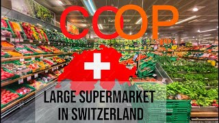 Food Prices in Switzerland 🇨🇭Supermarket COOP  Shopping  Travel Guide [upl. by Biddle]