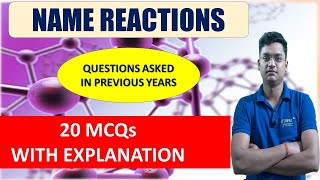 NAME REACTIONS ORGANIC CHEMISTRY  IMPORTANT MCQs WITH EXPLANATION GPAT  NIPER DRUG INSPECTOR [upl. by Boorman]