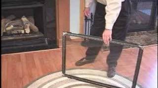 Clean Glass on your Fireplace or Stove [upl. by Wieche]