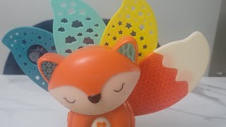 Infantino Musical Soother amp Night Light Projector Fox  20 Minutes of Soothing Sounds [upl. by Beedon]