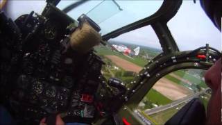 P63 Kingcobra  Legacy Flight Museums Fly In [upl. by Una]