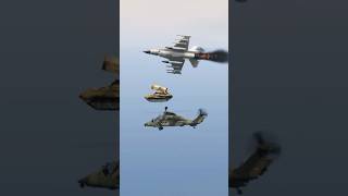 Iranian Cargo Helicopter carrying a Palestine tank amp Shot Down F15 in GTA 5 shorts ruaf [upl. by Bethena986]