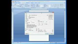 Creating a Custom Paper Size in Microsoft Word [upl. by Ehlke]