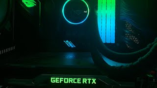 RTX 2080 FE Flashed TO EVGA bios Hidden RGB  More performance CHECK DESCRIPTION FOR GUIDE [upl. by Leroi]