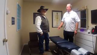 Your Fort Worth Chiropractors Adjust Cowboy with Low Back and Shoulder Pain After Being Rearended [upl. by Isiad]