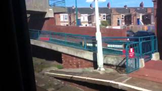 Haymarket to South Gosforth on a Tyne and Wear Metro train  30312 [upl. by Ailemor]