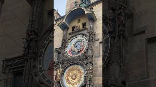 Astronomische Uhr 😍 Prager Rathausuhr Prager Uhr praha vlog Shorts prague Prag Travel Vlog [upl. by Anoy]