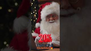 🎁 ‘Tis the season to save Get 20 OFF Five Star Painting services this Christmas [upl. by Barhos]