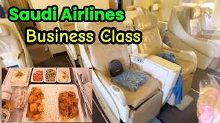 Saudi Airline Business Class Jeddah to Lahore005 [upl. by Doerrer671]