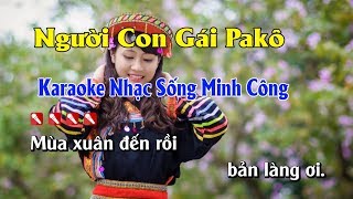 Người Con Gái Pakô Karaoke Nhạc Sống  Tone Nữ [upl. by Enninaej]