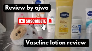 Vaseline Deep Restore body lotion reviewhonest review highlyaffordable skincare vaseline ajwa [upl. by Noiek]