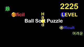 Ball Sort Puzzle Level 2225 🎯 All level without extra tube ✨Hard✨difícil✨Difficult✨어려운✨難 [upl. by Nilyahs]