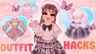 5 CUTE SPRING Outfit Hacks You MUST TRY for Everfriend Season in Royale 🏰 High  ROBLOX [upl. by Esydnac]