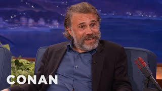 Christoph Waltz On The Difference Between Germans amp Austrians  CONAN on TBS [upl. by Lewie623]