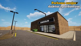 STATOME PARDUOTUVĘ PERKAME ŠALDYTUVĄ  Grocery Store Simulator [upl. by Airtemad]