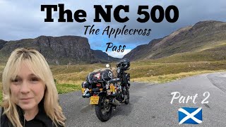 The NC500  Applecross Pass on Roger the Royal Enfield Himalayan  Part 2 [upl. by Emelun32]