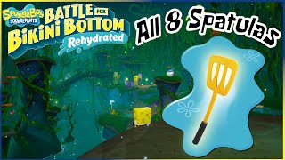 Kelp Forest  All Golden Spatulas  SpongeBob Battle for Bikini Bottom  Rehydrated [upl. by Ringo]