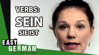 Easy German Verbs  Sein sie ist [upl. by Tillion]