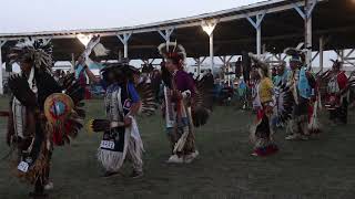 MVI 8443 Ocean Man Powwow 2023 Saturday Night Live Grand Entry Trouble Shooting on Arbor Lights [upl. by Edieh685]