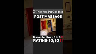 Post Massage Review theehealinggoddess [upl. by Esiuqram]