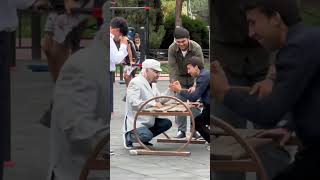 Old man prank Arm wrestling [upl. by Hartley]