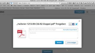 Dropbox Link verschicken [upl. by Robillard516]