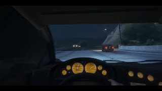 Enjoy the Winter Landscape in GTA 5 while driving 50 minutes full drive [upl. by Caspar870]