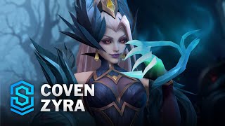 Coven Zyra Wild Rift Skin Spotlight [upl. by Leandre734]