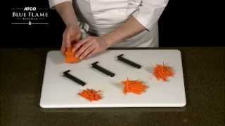 Use a mandolin to make different vegetable cuts [upl. by Januarius]